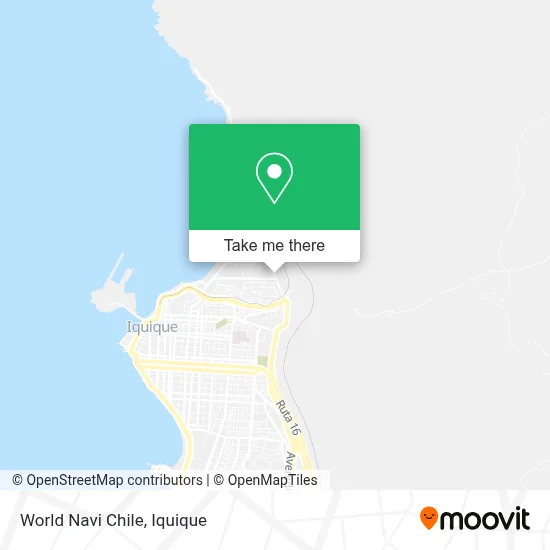World Navi Chile map