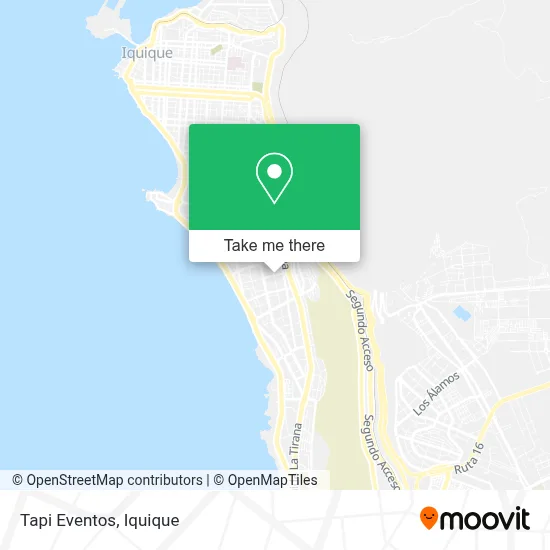 Tapi Eventos map