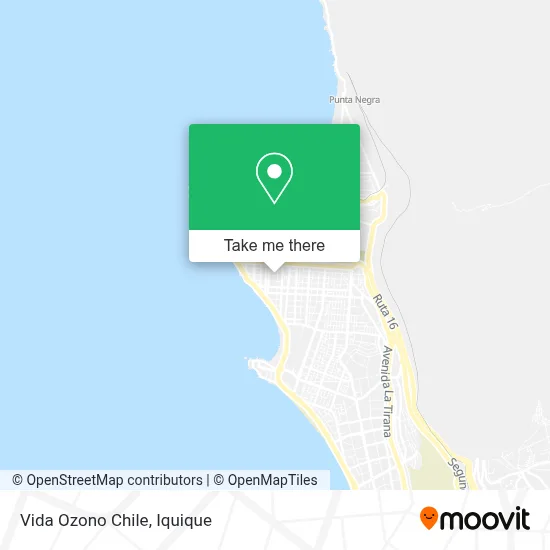 Vida Ozono Chile map
