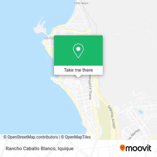 Rancho Caballo Blanco map
