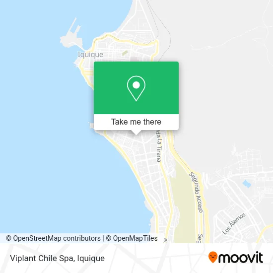 Viplant Chile Spa map