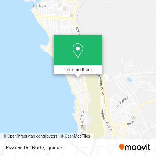 Rizadas Del Norte map