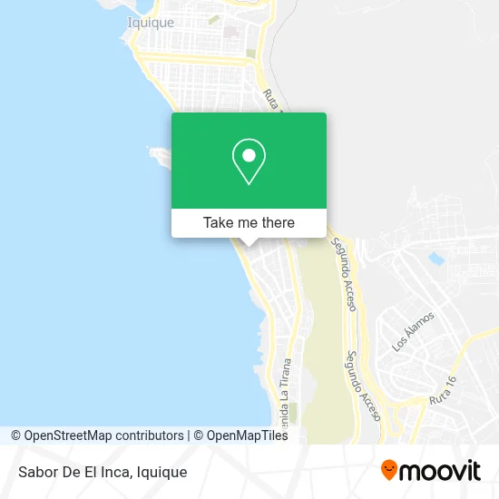 Sabor De El Inca map
