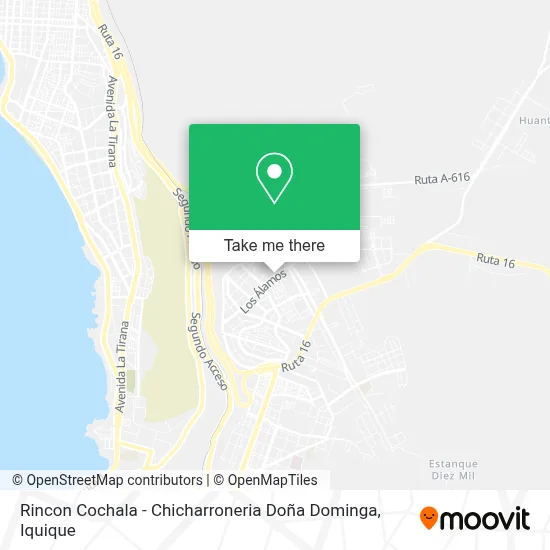 Rincon Cochala - Chicharroneria Doña Dominga map