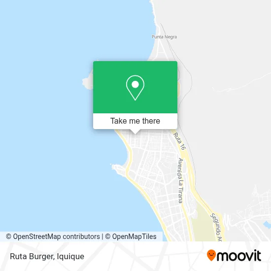 Ruta Burger map