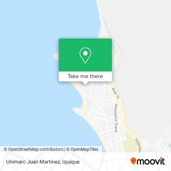 Unimarc Juan Martinez map