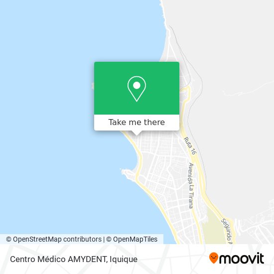 Mapa de Centro Médico AMYDENT