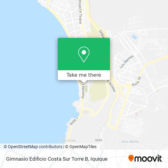 Gimnasio Edificio Costa Sur Torre B map