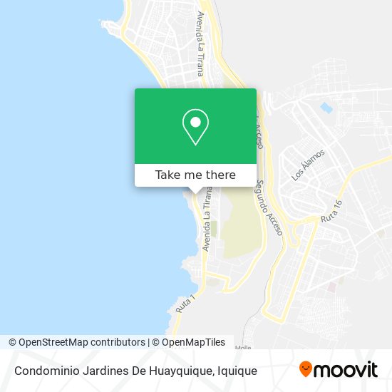 Condominio Jardines De Huayquique map
