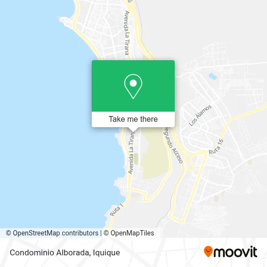 Condominio Alborada map