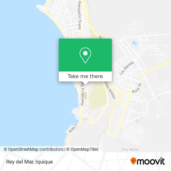 Rey del Mar map