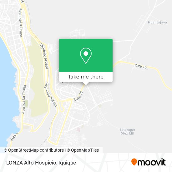 LONZA Alto Hospicio map