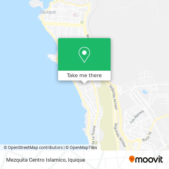 Mapa de Mezquita Centro Islamico