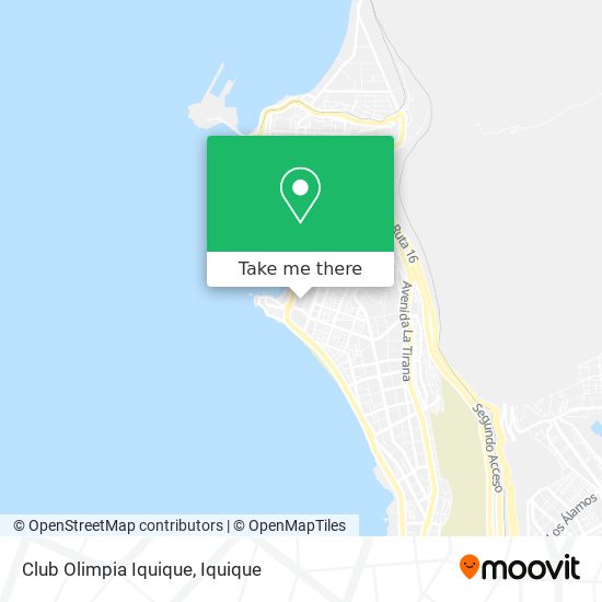 Mapa de Club Olimpia Iquique