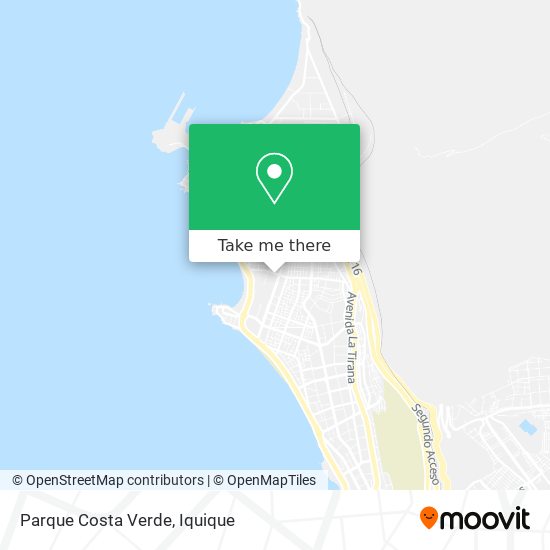 Parque Costa Verde map