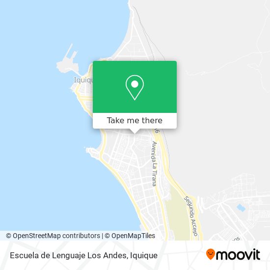 Escuela de Lenguaje Los Andes map