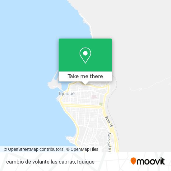 cambio de volante las cabras map