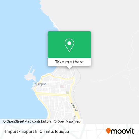 Mapa de Import - Export El Chinito