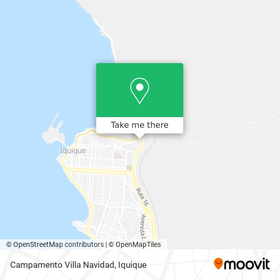 Campamento Villa Navidad map
