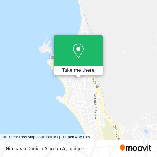 Gimnasio Daniela Alarcón A. map