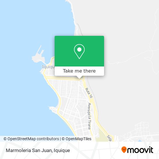 Mapa de Marmoleria San Juan