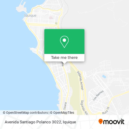 Avenida Santiago Polanco 3022 map
