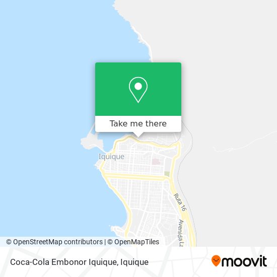 Coca-Cola Embonor Iquique map