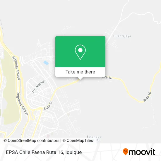 EPSA Chile Faena Ruta 16 map