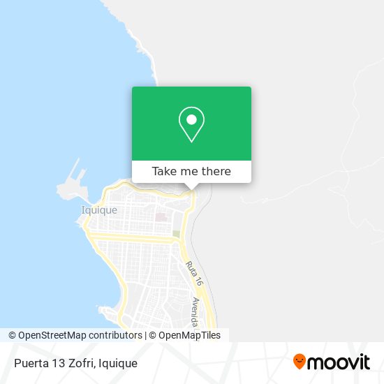 Mapa de Puerta 13 Zofri