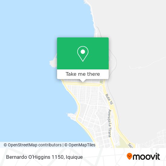 Bernardo O'Higgins 1150 map