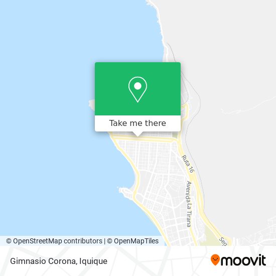 Gimnasio Corona map