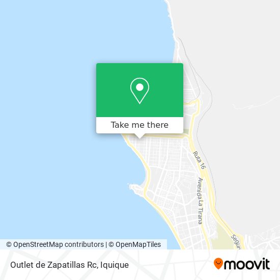 Mapa de Outlet de Zapatillas Rc