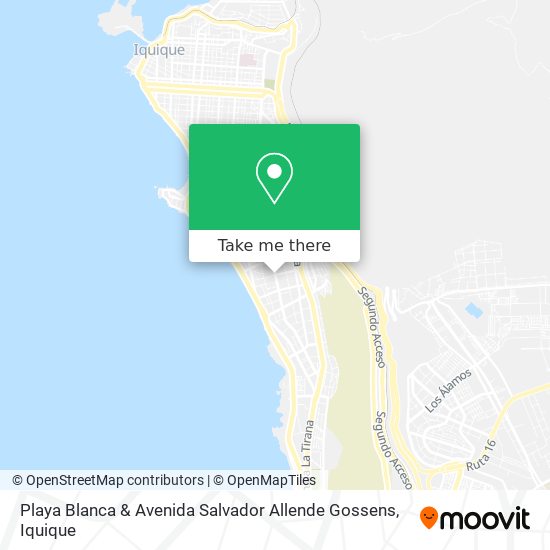 Mapa de Playa Blanca & Avenida Salvador Allende Gossens