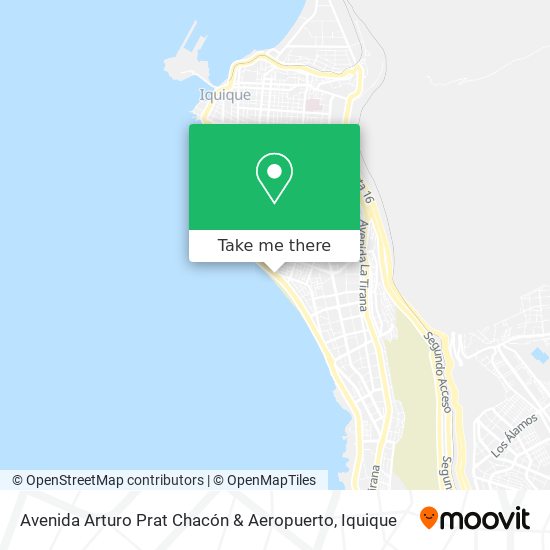 Avenida Arturo Prat Chacón & Aeropuerto map