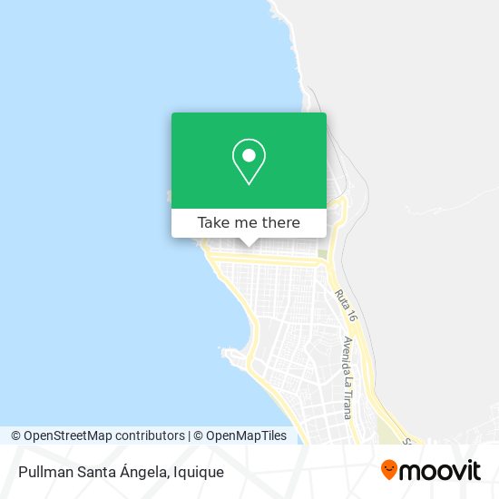Mapa de Pullman Santa Ángela