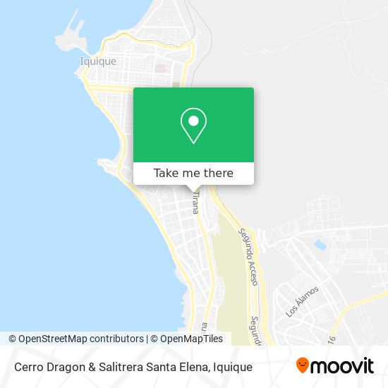 Mapa de Cerro Dragon & Salitrera Santa Elena