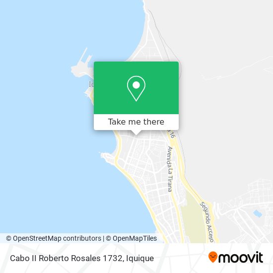 Cabo II Roberto Rosales 1732 map