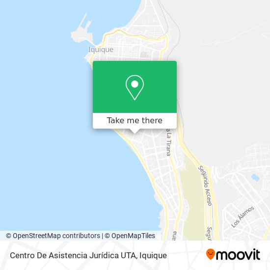 Mapa de Centro De Asistencia Jurídica UTA