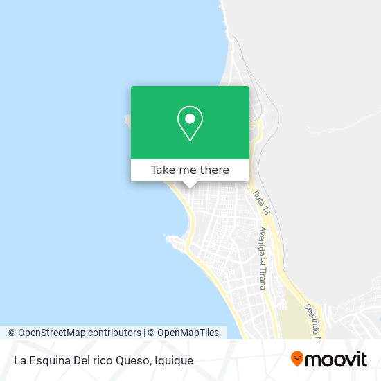 Mapa de La Esquina Del rico Queso