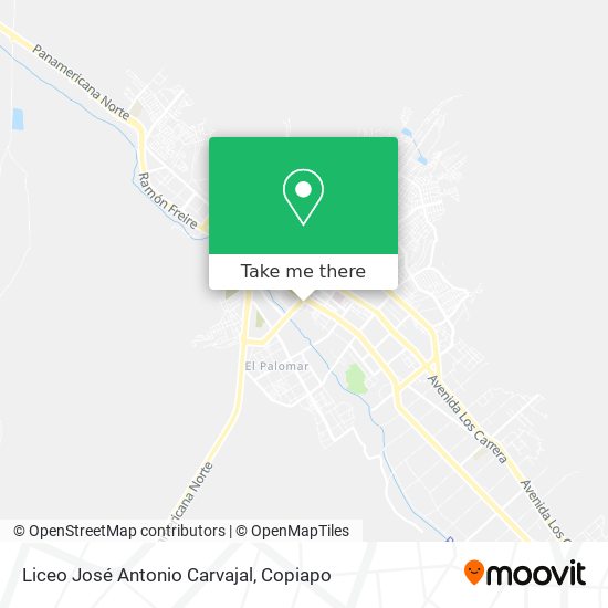 Liceo José Antonio Carvajal map