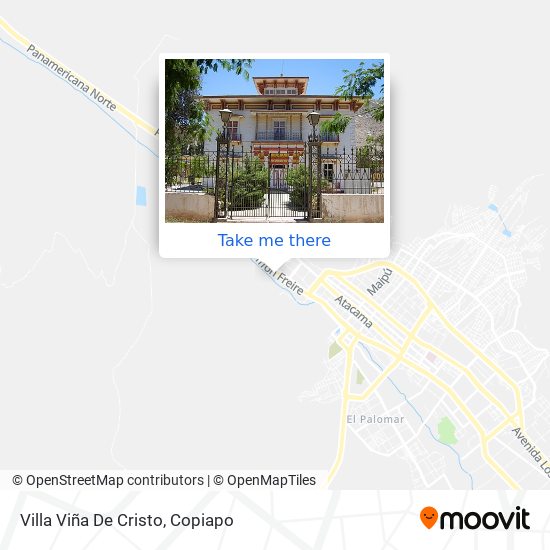 Villa Viña De Cristo map