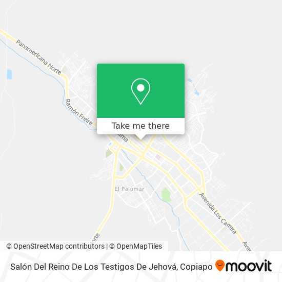 Salón Del Reino De Los Testigos De Jehová map