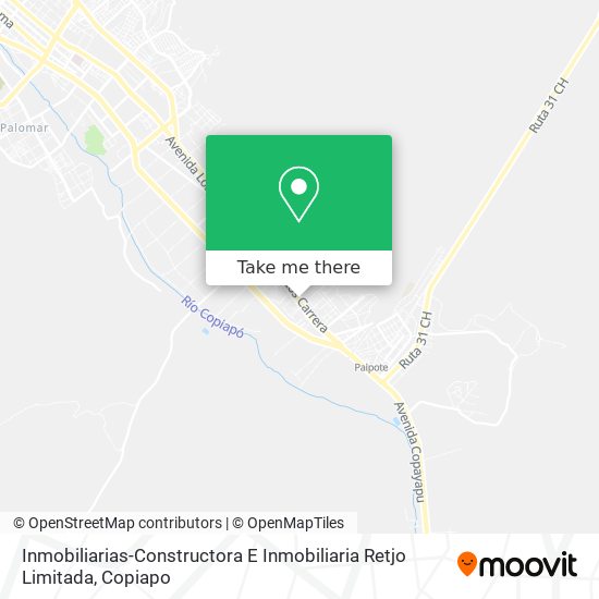 Mapa de Inmobiliarias-Constructora E Inmobiliaria Retjo Limitada