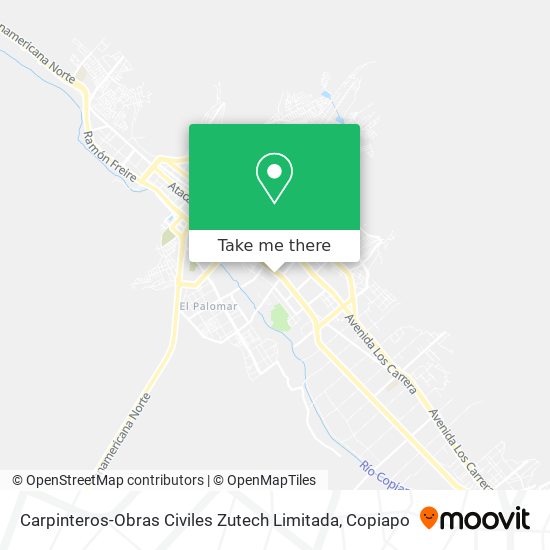 Carpinteros-Obras Civiles Zutech Limitada map