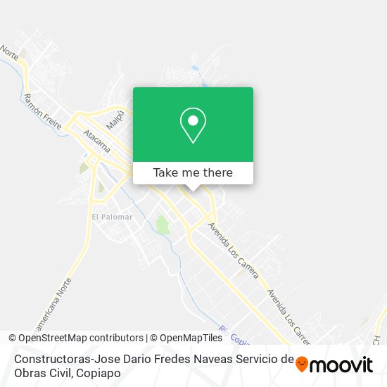 Constructoras-Jose Dario Fredes Naveas Servicio de Obras Civil map