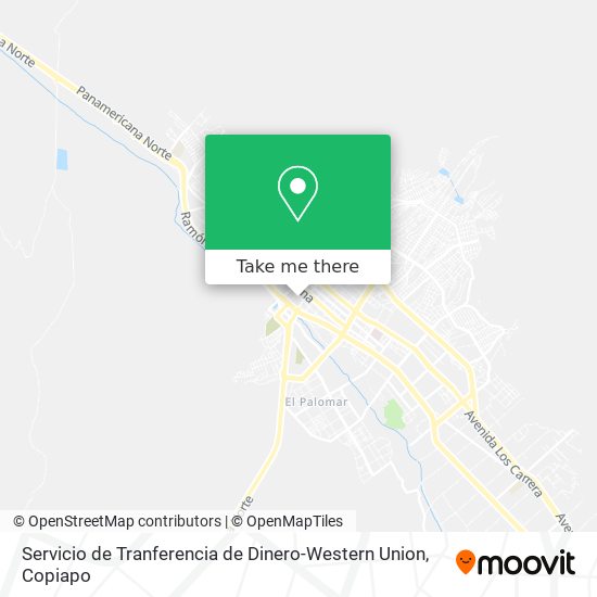 Servicio de Tranferencia de Dinero-Western Union map