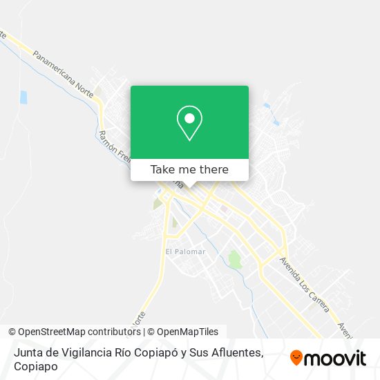 Junta de Vigilancia Río Copiapó y Sus Afluentes map