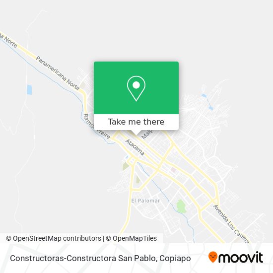 Constructoras-Constructora San Pablo map