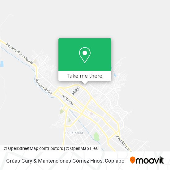 Grúas Gary & Mantenciones Gómez Hnos map