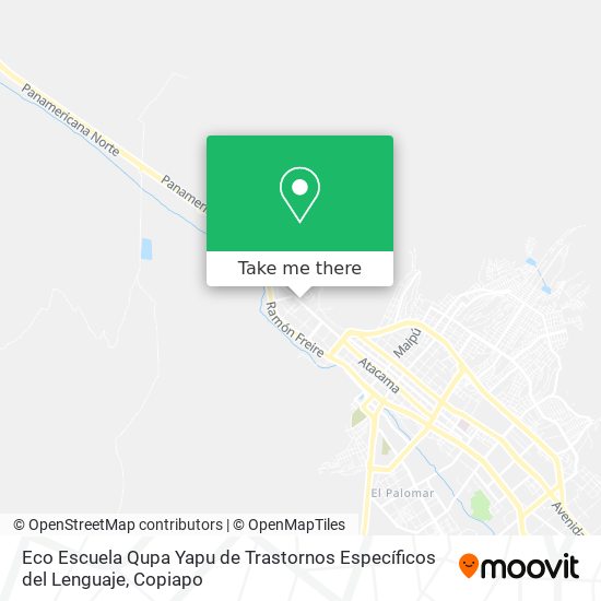 Eco Escuela Qupa Yapu de Trastornos Específicos del Lenguaje map